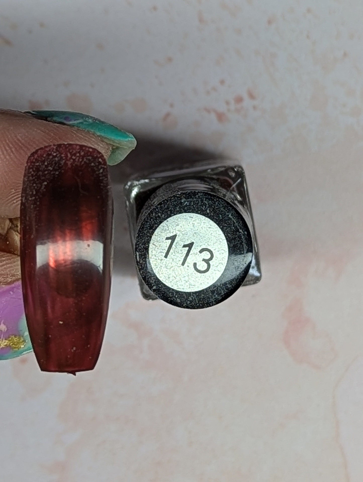 #113 Espresso vernis à stamping