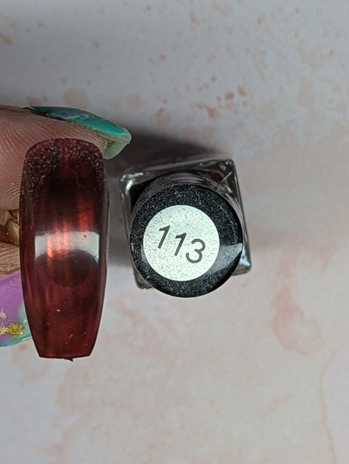 #113 Espresso vernis à stamping - Ongles Elaine Lemay 