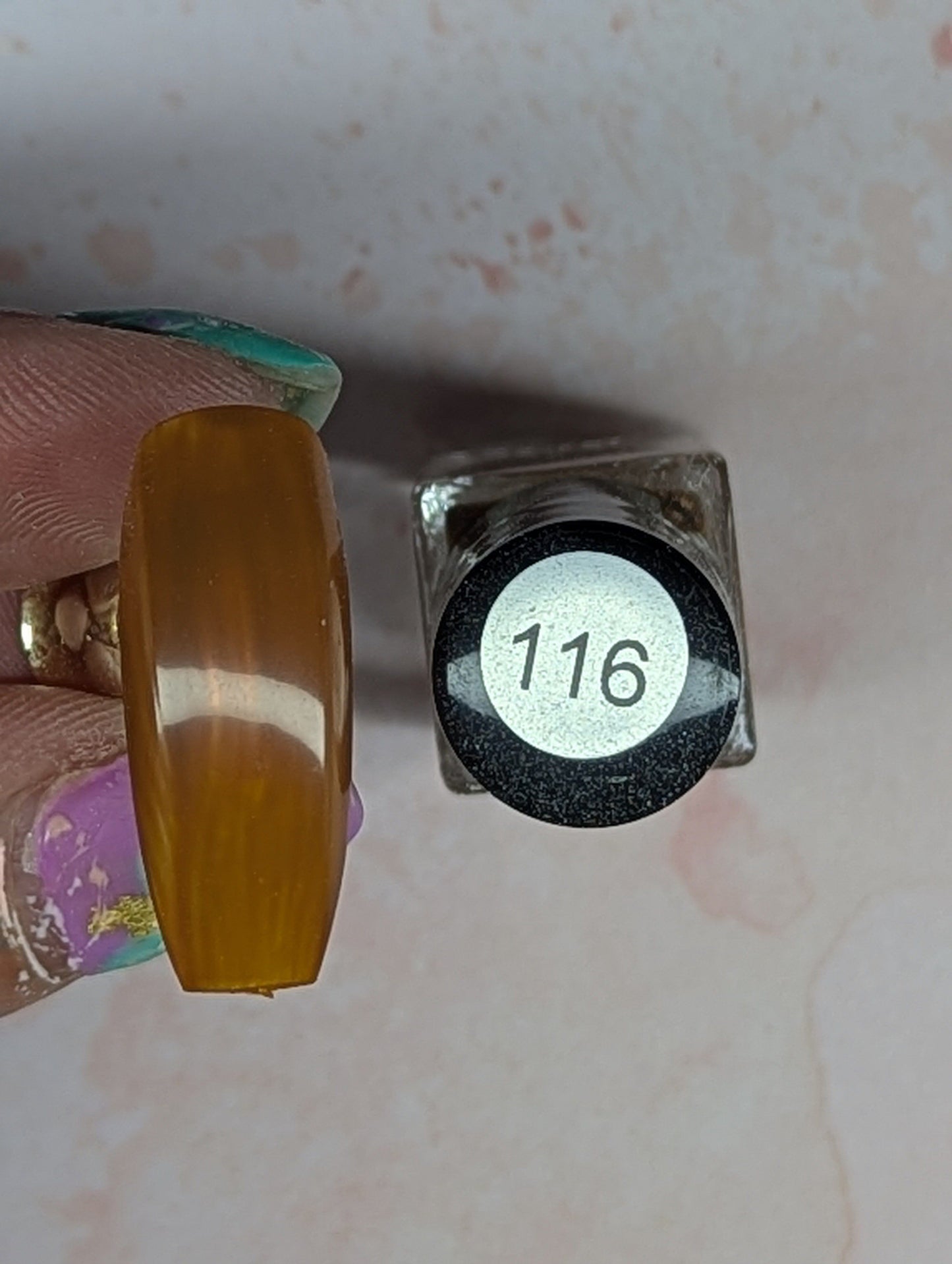 #116 Gingerbread stamping polish