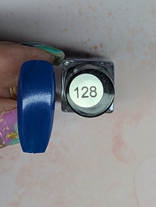 #128 Royal Dazzle vernis à stamping - Ongles Elaine Lemay 