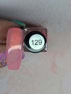 #129 KaPink (sheer) vernis à stamping - Ongles Elaine Lemay 