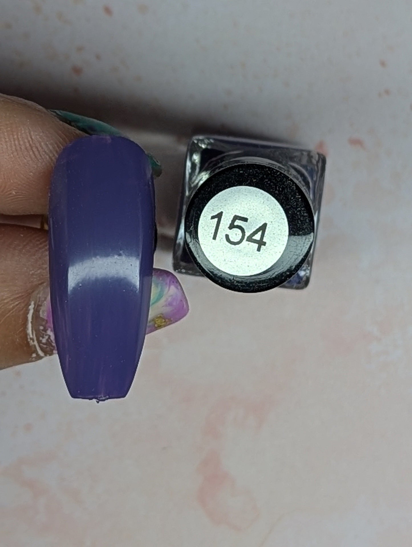 #154 Lilac vernis à stamping