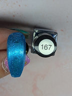 #167 Peacock’s Dream vernis à stamping - Ongles Elaine Lemay 