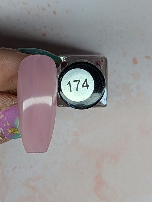 #174 Dusty Rose vernis à stamping - Ongles Elaine Lemay 