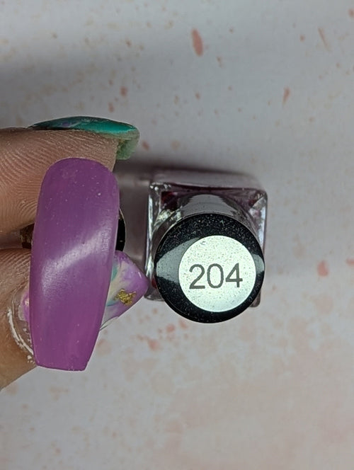 #204 Crocus Pocus vernis à stamping - Ongles Elaine Lemay 