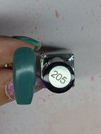 #205 Sage Away vernis à stamping - Ongles Elaine Lemay 