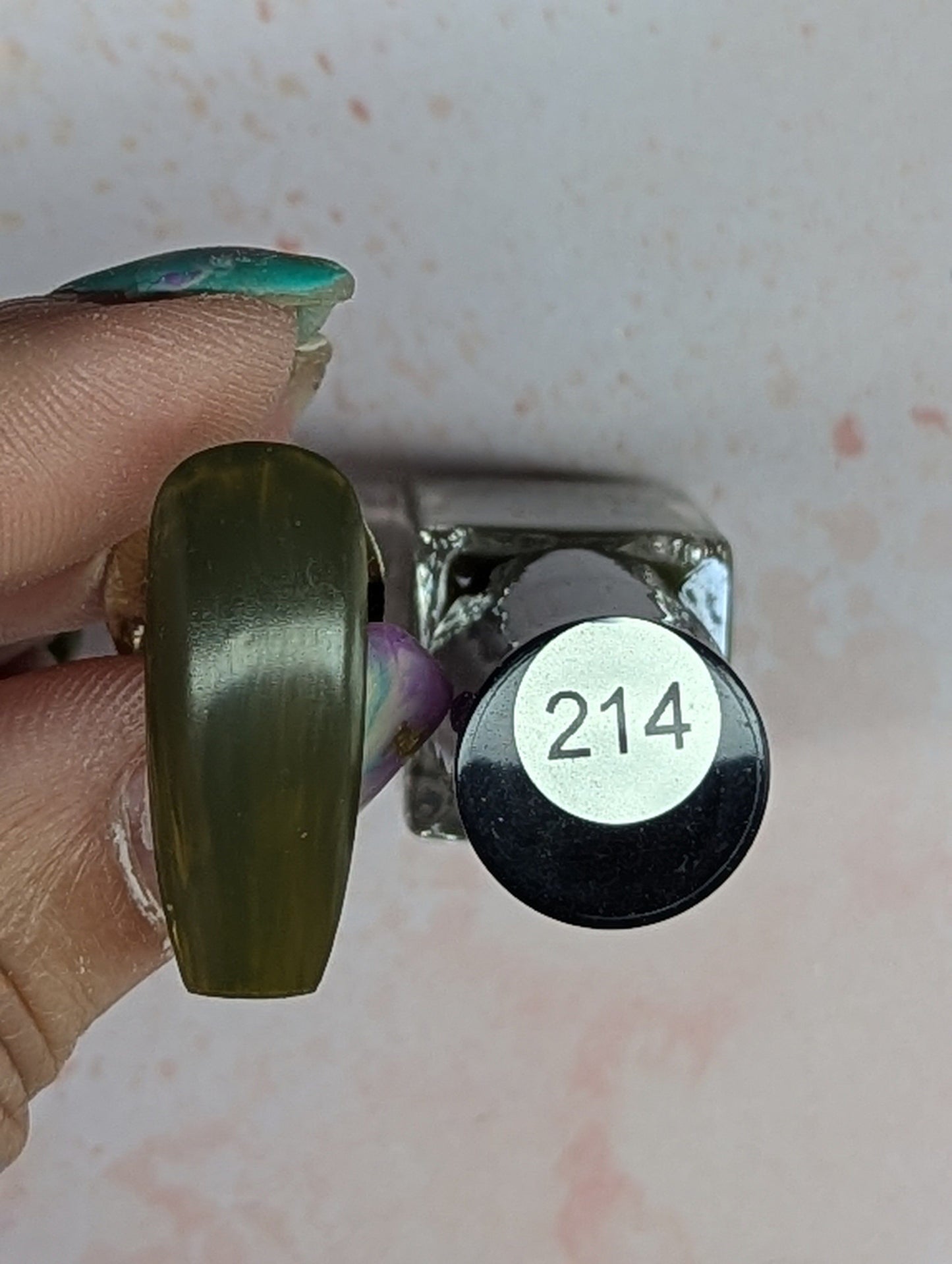 #214 Camo vernis à stamping