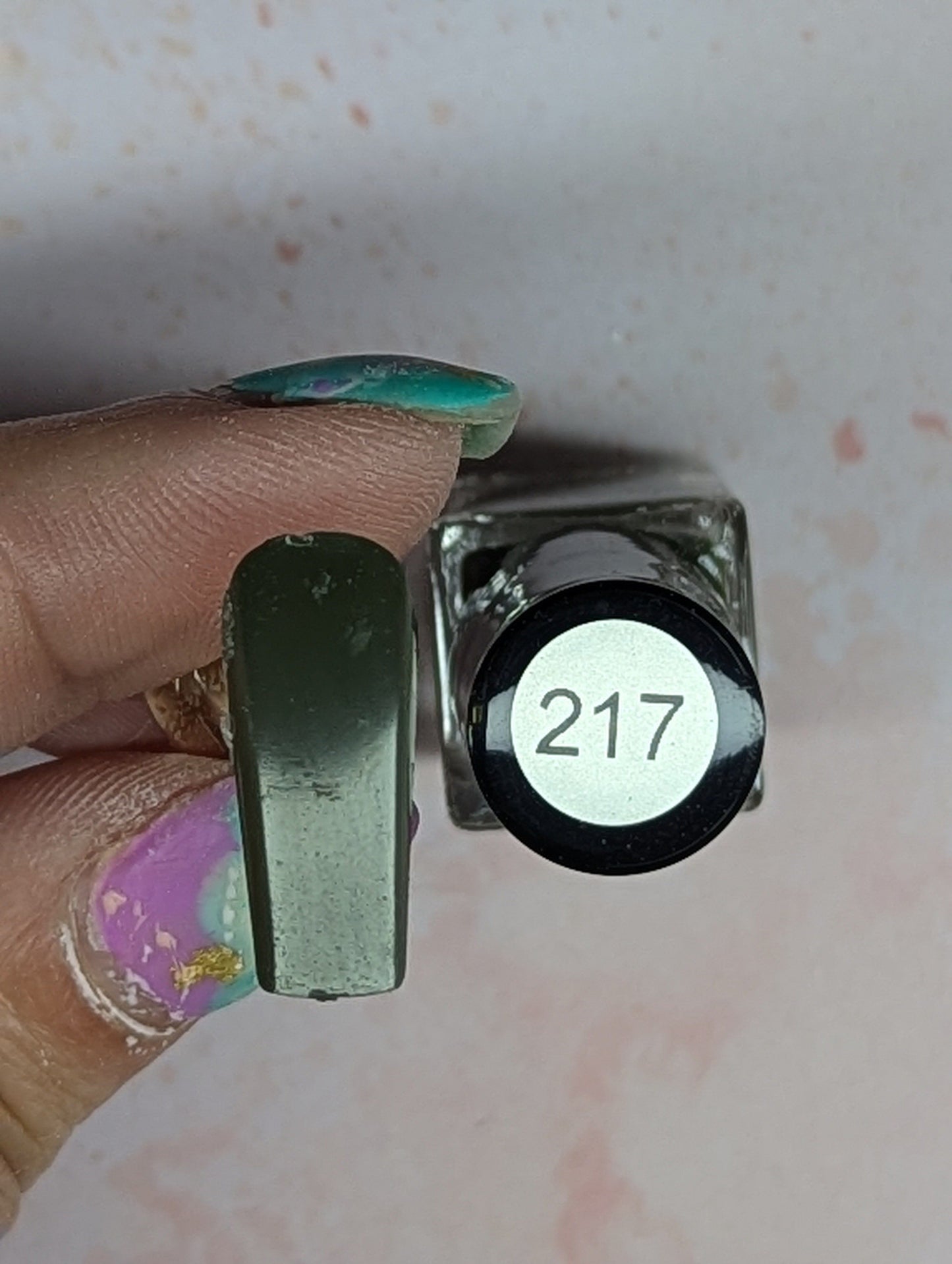 #217 Army Green vernis à stamping