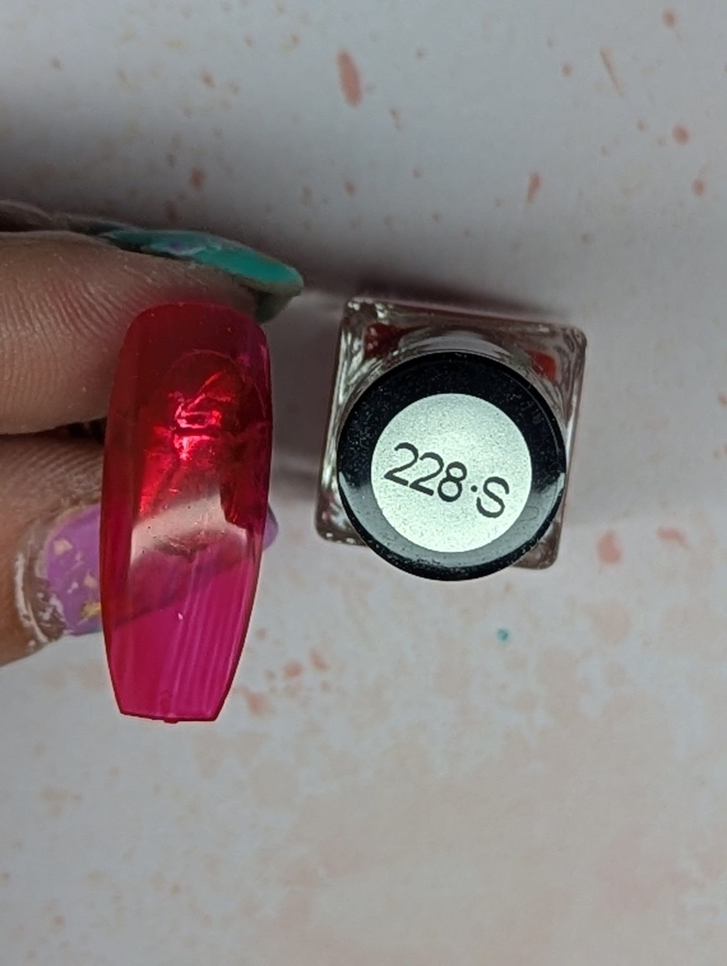 #228-S All is bright (sheer) vernis à stamping