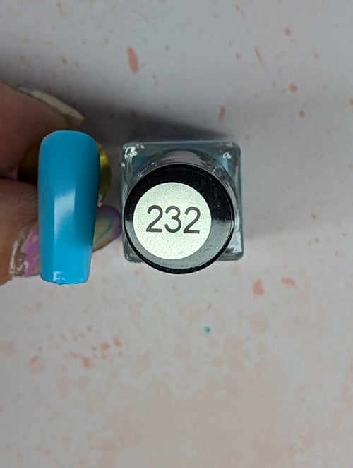 #232 Blue Egg vernis à stamping - Ongles Elaine Lemay 