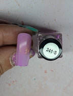 #241-S Purple Dino (sheer) vernis à stamping - Ongles Elaine Lemay 