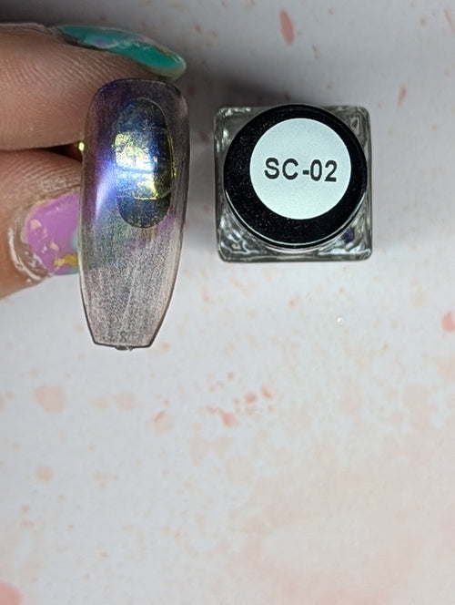 #SC-02 Plumfire vernis à stamping - Ongles Elaine Lemay 