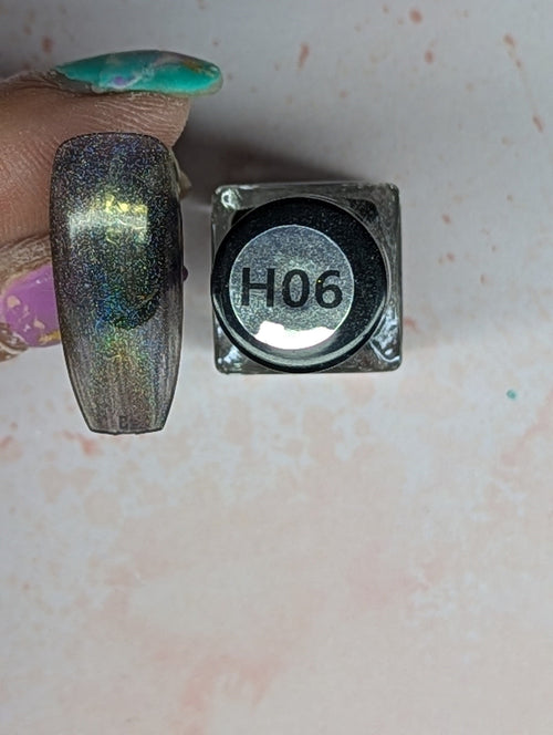 Holo #06 Meet me at Midnight vernis à stamping - Ongles Elaine Lemay 