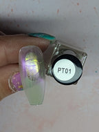 #PT-01 Vibrant Violet vernis à stamping - Ongles Elaine Lemay 