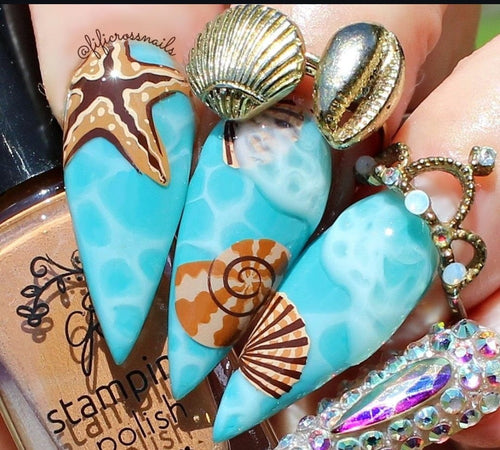CJS-368 She Sells Seashells - Ongles Elaine Lemay 