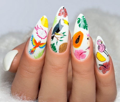 CJS-359 Tropical Paradise - Ongles Elaine Lemay 