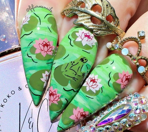 CJS-356 In the Garden - Ongles Elaine Lemay 