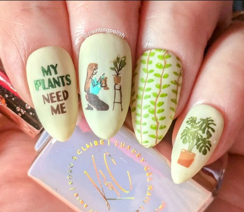 CJS-LC-07 Crazy Plant Lady - Ongles Elaine Lemay 