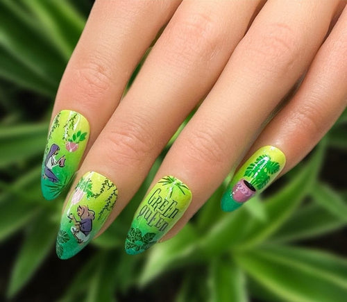 CJS-LC-07 Crazy Plant Lady - Ongles Elaine Lemay 
