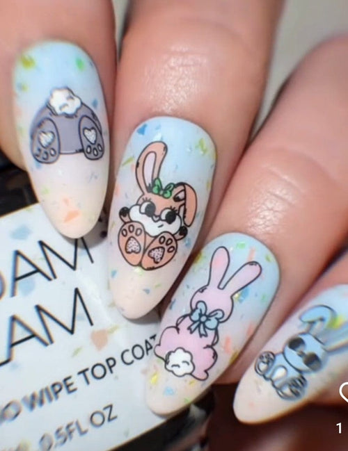CJS-H-107 Easter Groovin’ - Ongles Elaine Lemay 