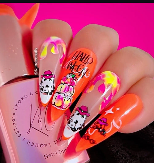 CJS-H-115 Hey Boo - Ongles Elaine Lemay 