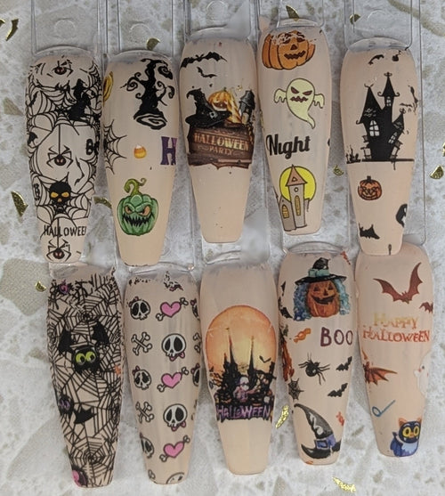 Foil Halloween 2024 - Ongles Elaine Lemay 