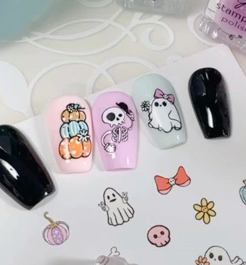 CJS-H-115 Hey Boo - Ongles Elaine Lemay 