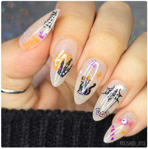 CJS-H-121 Ghoulish Giggles - Ongles Elaine Lemay 