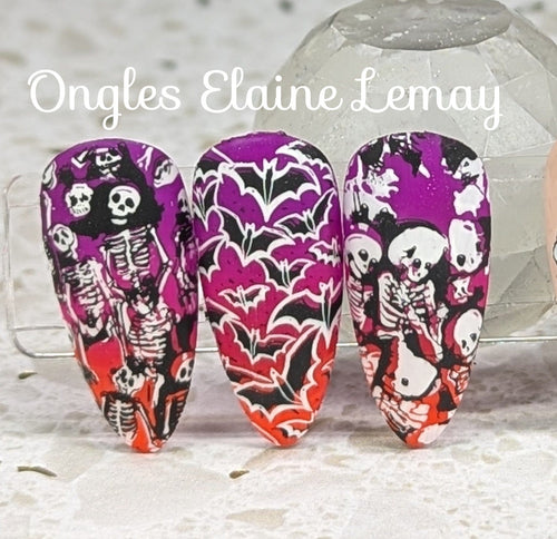 CJS-H-122 Wallpaper Nightmare Nights - Ongles Elaine Lemay 