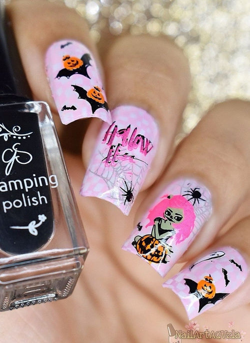 CJS-H-120 Creep it Real - Ongles Elaine Lemay 
