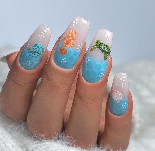CJS-110 Underwater Adventures - Ongles Elaine Lemay 