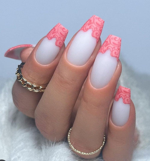 CJS-289 French Mani three - Ongles Elaine Lemay 