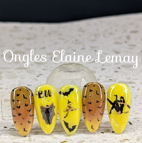 CJS-H-123 Scary Night - Ongles Elaine Lemay 