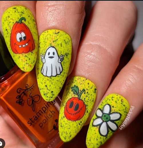 CJS-H-115 Hey Boo - Ongles Elaine Lemay 
