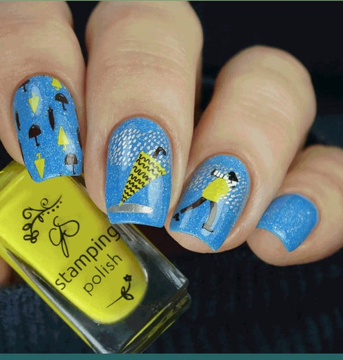 CJS-137 Whimsical Fall - Ongles Elaine Lemay 