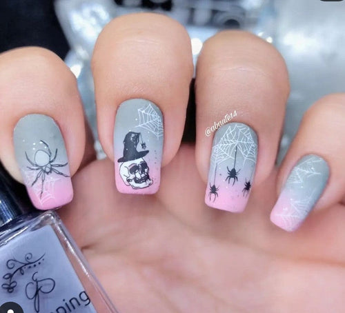 CJS-H-74 Boho Halloween - Ongles Elaine Lemay 