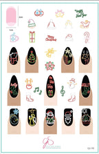 CJS-C-92 Neon Christmas - Ongles Elaine Lemay 
