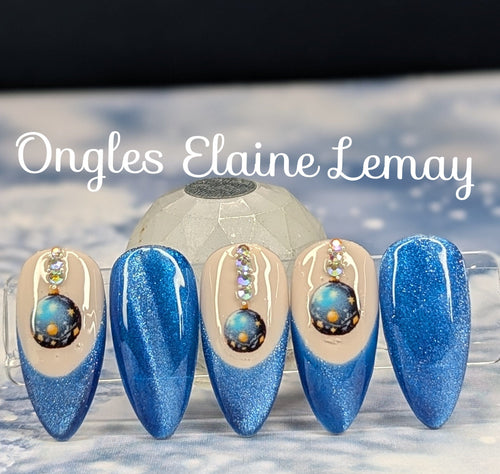 Collants Boules de Noel - Ongles Elaine Lemay 