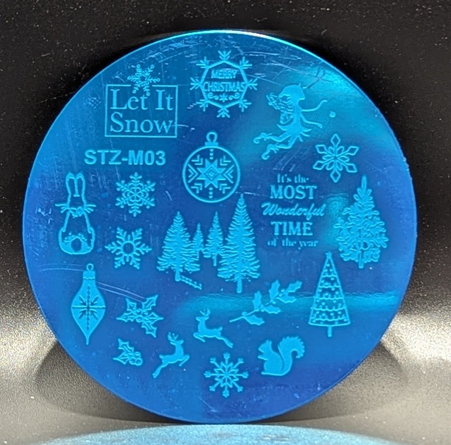 Plaque de stamping Noël STZ