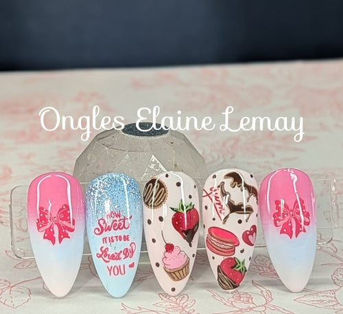CJS-V-53 Sugar Rush - Ongles Elaine Lemay 