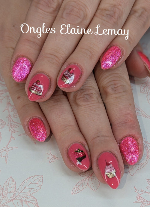 CJS-V-53 Sugar Rush - Ongles Elaine Lemay 