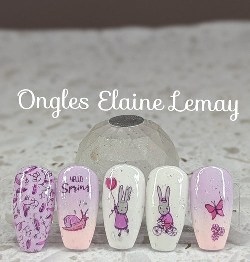 CJS-H-51 Hippity Hoppity - Ongles Elaine Lemay 