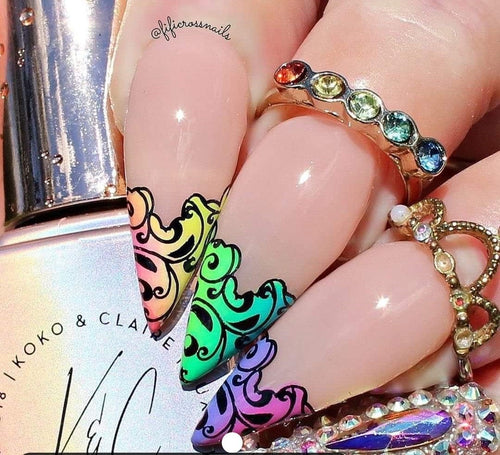 CJS-289 French Mani three - Ongles Elaine Lemay 