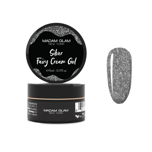 Gel cream silver Fairy - Ongles Elaine Lemay
