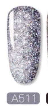 Gel Glitter Shiny Rainbow A511 - Ongles Elaine Lemay