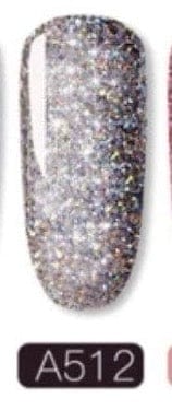 Gel Glitter Shiny Rainbow A512 - Ongles Elaine Lemay