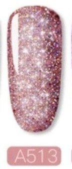 Gel Glitter Shiny Rainbow A513 - Ongles Elaine Lemay