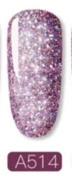 Gel Glitter Shiny Rainbow A514 - Ongles Elaine Lemay