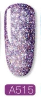 Gel Glitter Shiny Rainbow A515 - Ongles Elaine Lemay