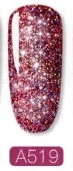 Gel Glitter Shiny Rainbow A519 - Ongles Elaine Lemay